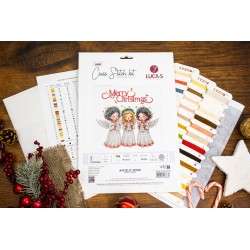 Cross Stitch Kit. "Angelic Song" 22 x 22 cm SB1437