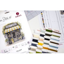 Cross Stitch Kit. "Golf Shop" 24 x 25 cm SB1438