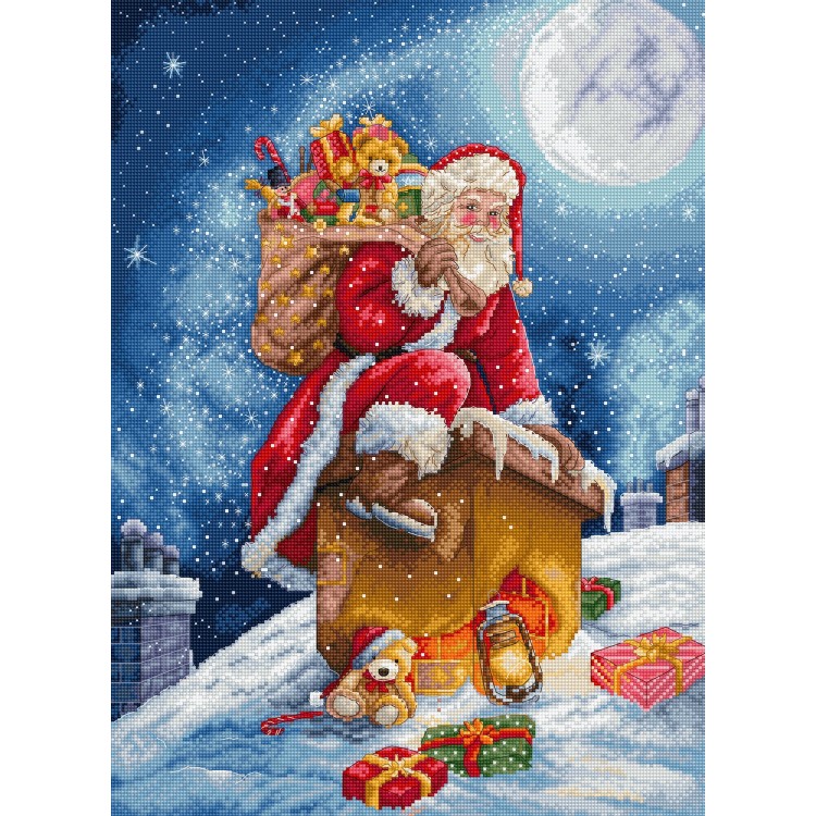 Santa’s Secret Stop 29x40cm SLETIL9964