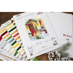 Cross Stitch Kit. "Puppy Joy" 29 x 38 cm SBU5097