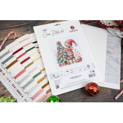 Набор для вышивания крестиком. "Рождественская Радость" 17 x 17 см SB1439