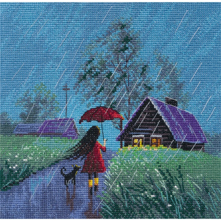 Cross stitch kit "Summer rain" S1706