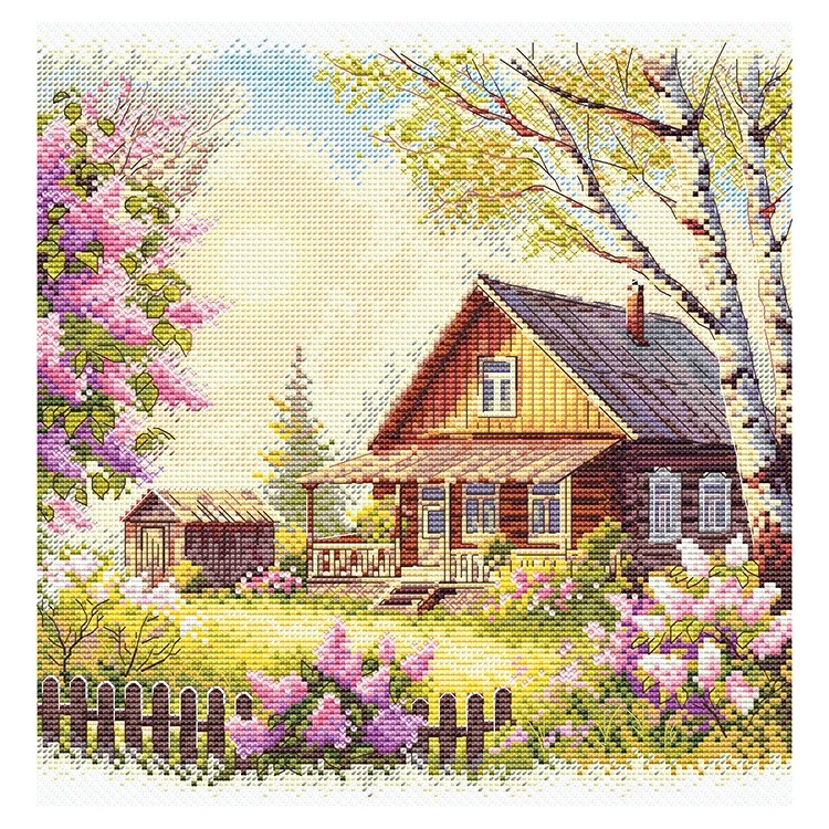 Cross stitch kit "The scent of lilac" SANA-12