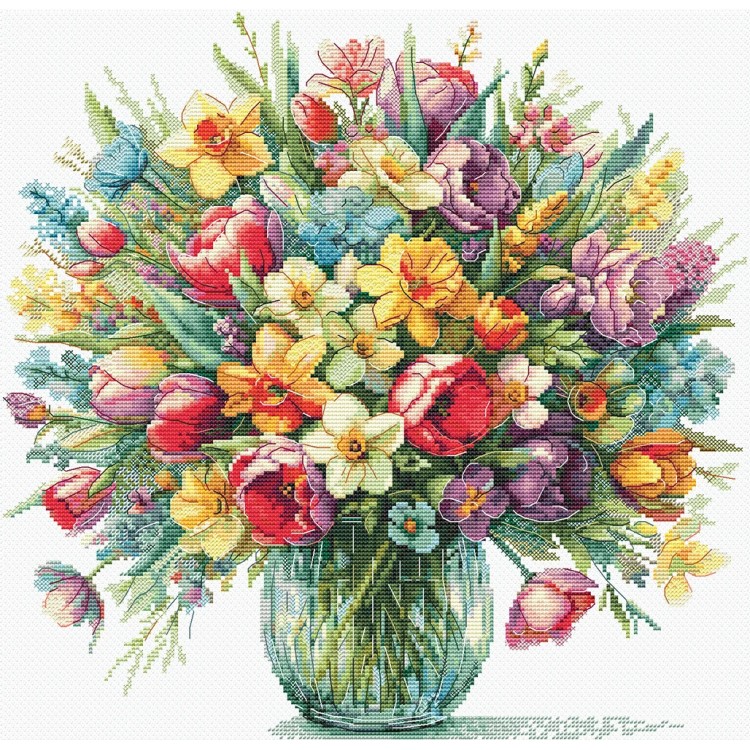 Cross stitch kit "Bright mood" SANYA-04