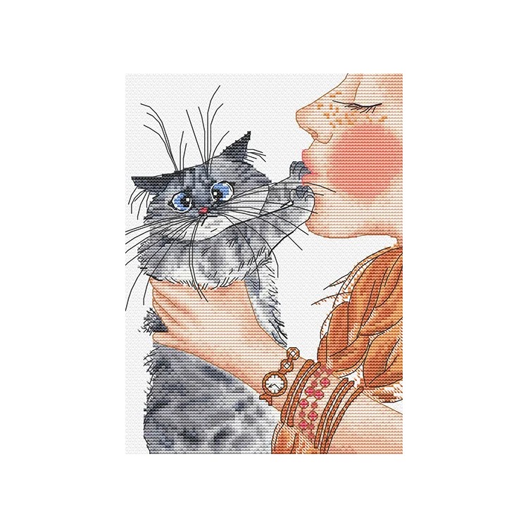 Cross stitch kit "Touch-me-not" SANN-40