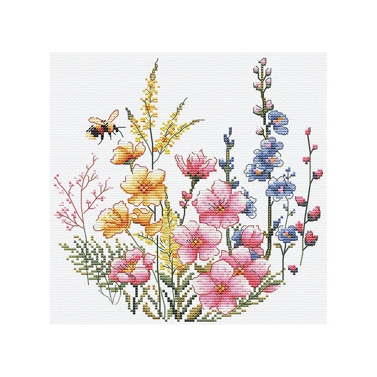 Cross stitch kit "Pink dreams" SANR-60