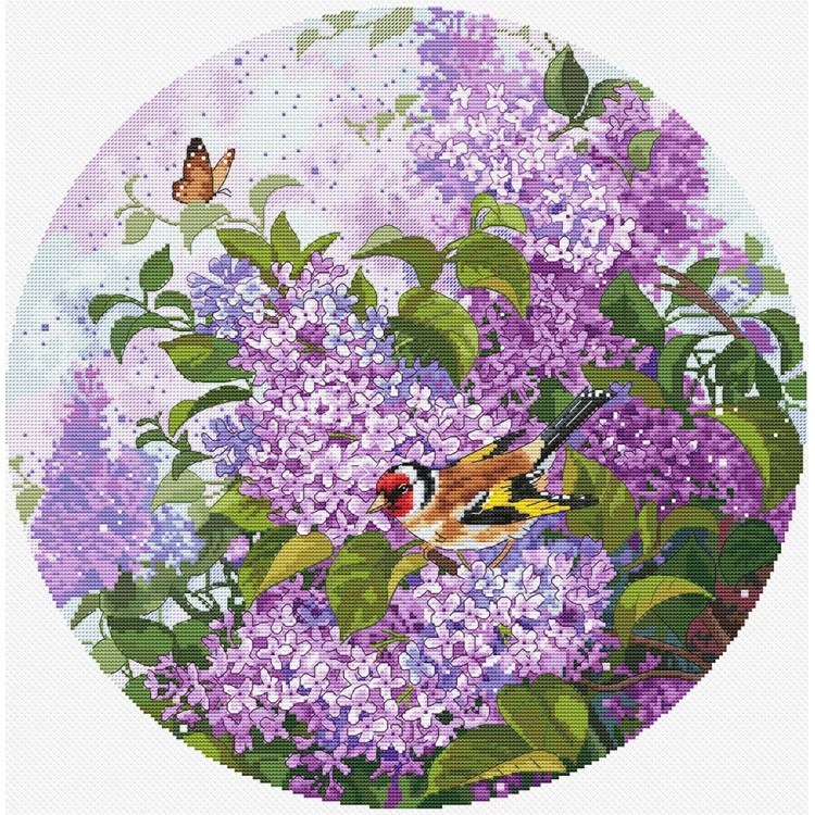 Cross stitch kit "Lilac Garden" SANS-83