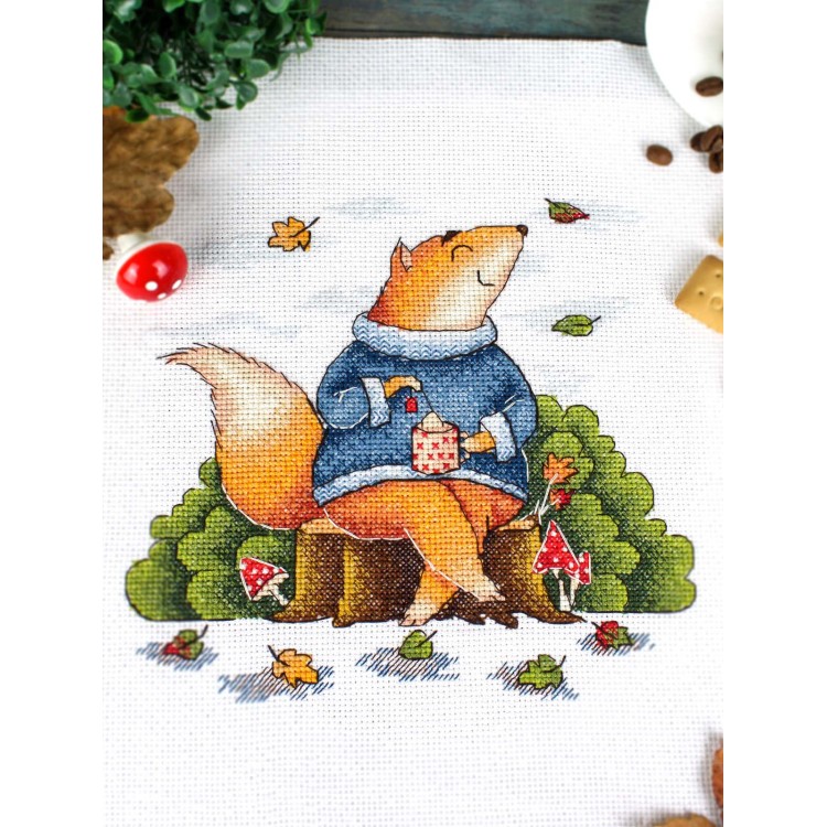 Cross stitch kit "Autumn relaxation" SM-786