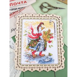 Cross stitch kit "Autumn walk" SM-795