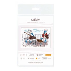 Cross stitch kit "Let's clean up" SNV-897
