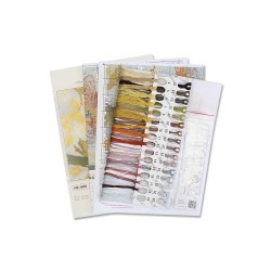 Cross stitch kit "Fluffy ginger cat" SNV-908