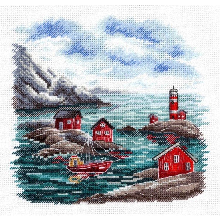 Cross stitch kit "Scandinavian Coast" SNV-953