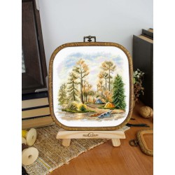 Cross stitch kit "In the pine forest" SNV-954