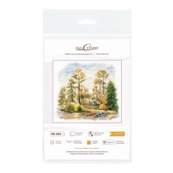 Cross stitch kit "In the pine forest" SNV-954