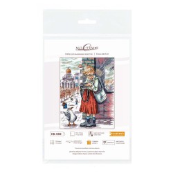 Cross stitch kit "A good shot" SNV-959