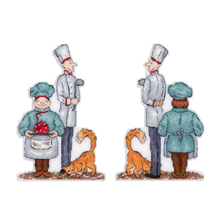 Cross stitch kit "Chefs" SR-1108