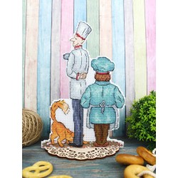 Cross stitch kit "Chefs" SR-1108