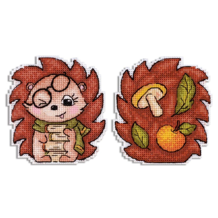 Cross stitch kit "Mischievous hedgehog" SR-894