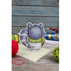 Cross stitch kit "Scientist Raccoon" SR-895