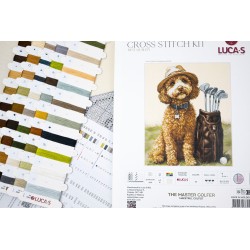 Cross Stitch Kit "The Master Golfer" 26 x 31 cm SBU5090