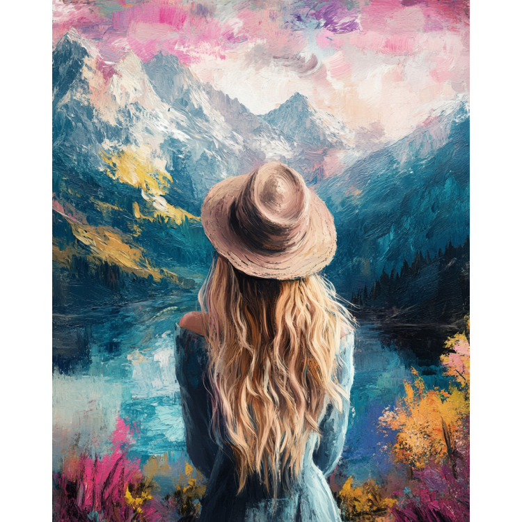 Diamond Painting with subframe Colors of Norway 30x40 cm VA866