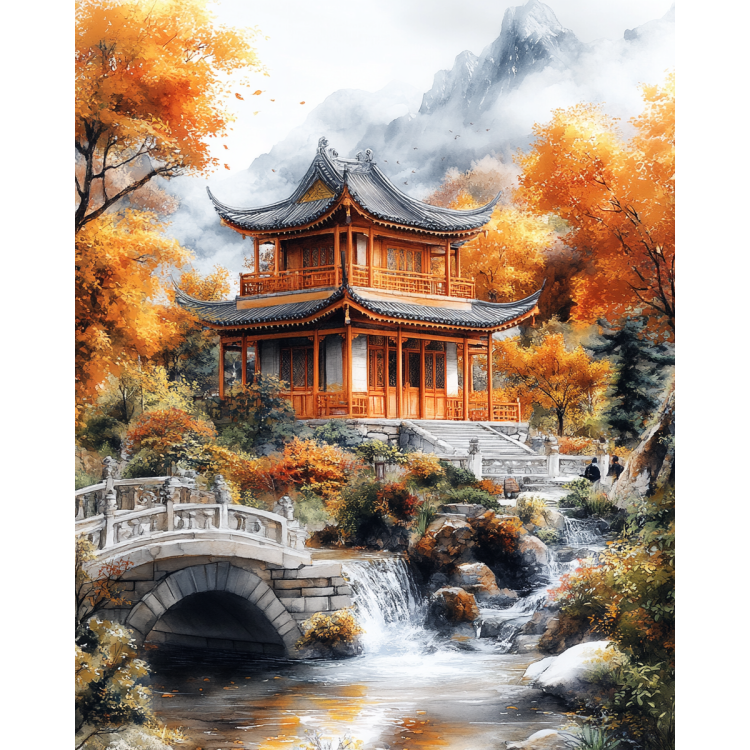 Diamond Painting with subframe Serenity 30x40 cm VA870