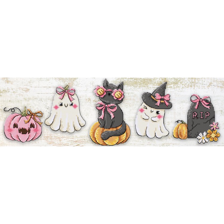 Boo Crew Ornaments 5 pcs SLETIL9944