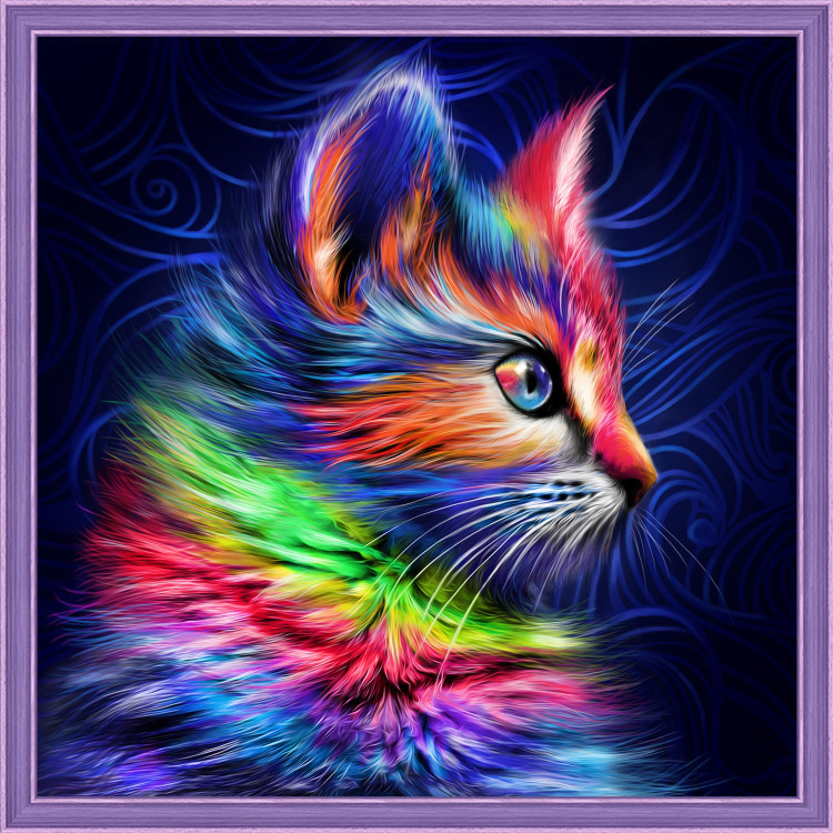 Colourful Kitten AZ-1777