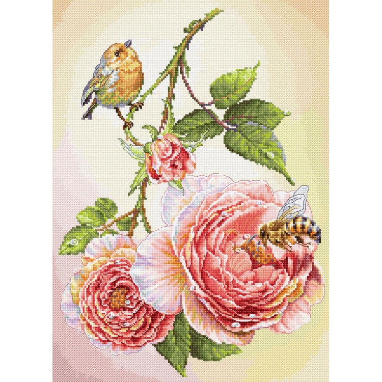 Cross Stitch Kit. "Breakfast" 25x35 cm SB7053