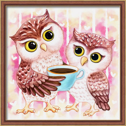 Owlets and Hot Chocolate AZ-1796