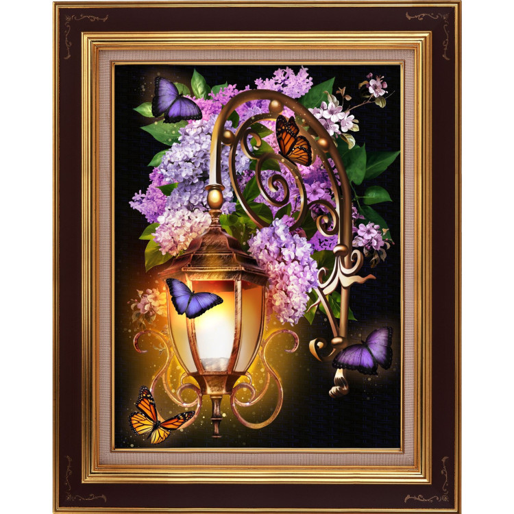 Lantern and Lilac 30x40 cm AZ-1722
