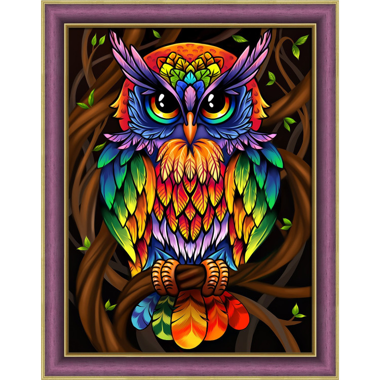 Rainbow Owl AZ-1726