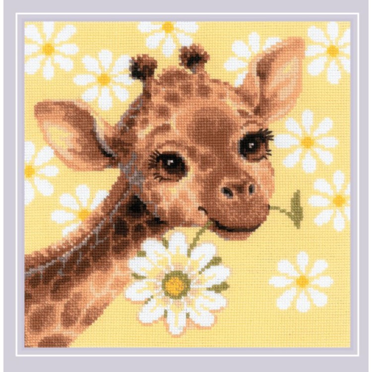 Panel/Cushion Little Giraffe 30x30 SR2318