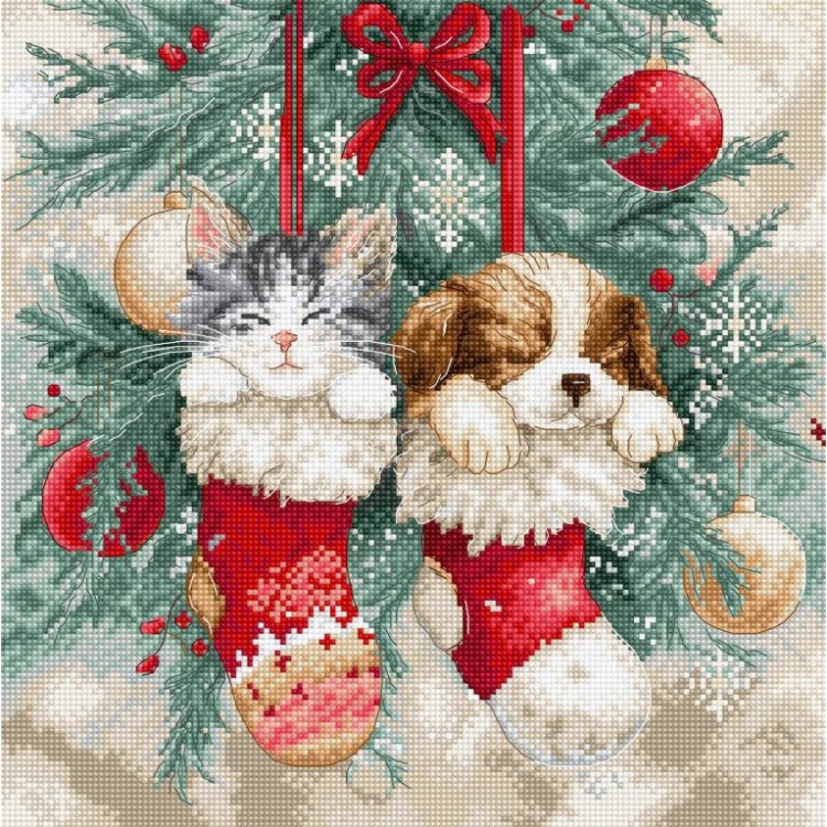 Christmas Naps 24x24 cm SLETIL9966