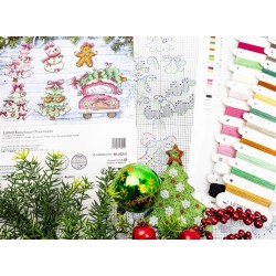 Sweetmas Ornaments 9cm (6 Pieces) SLETIL9969