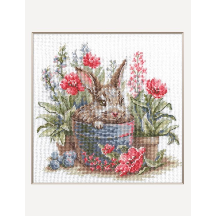 Blooming Bunny 20x20 SRA1030