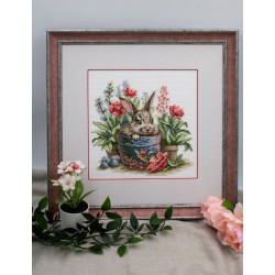 Blooming Bunny 20x20 SRA1030