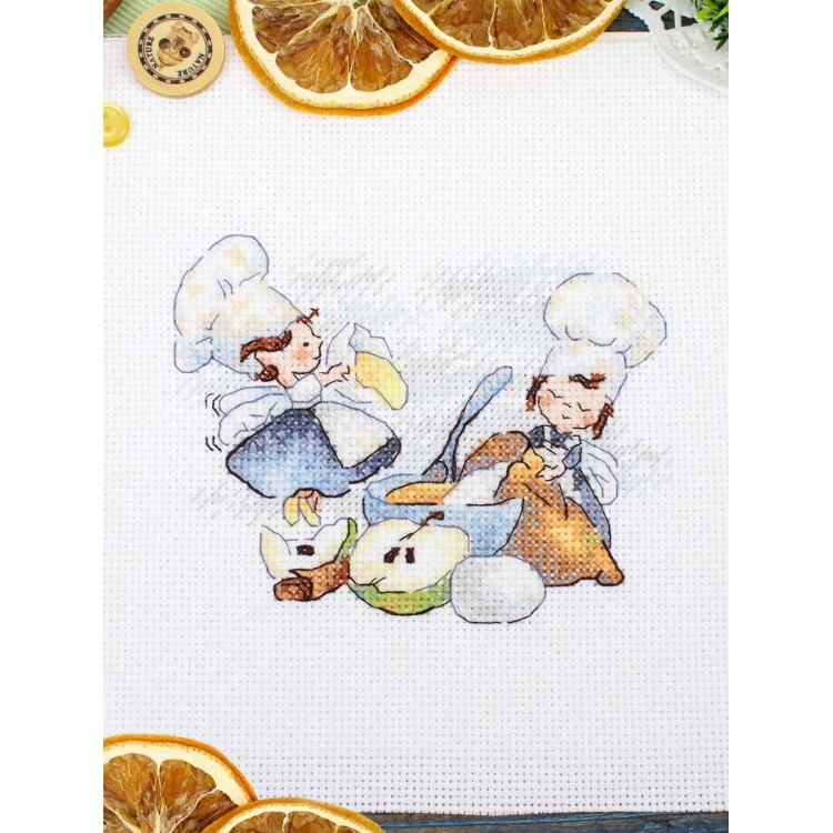 Cross stitch kit "Skilled chefs" SM-982