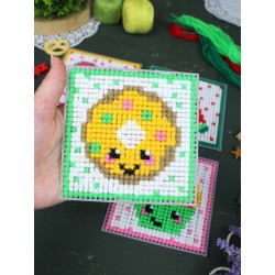 Cross stitch kit "Fun Sweets. Set of 4." SN-001