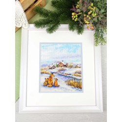 Cross stitch kit "Red family" SNV-933