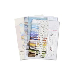 Cross stitch kit "Red family" SNV-933