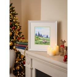 Cross stitch kit "In the alpine meadows" SNV-935