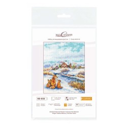 Cross stitch kit "Red family" SNV-933