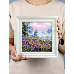Cross stitch kit "Foggy morning" SNV-976