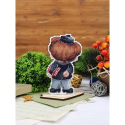 Cross stitch kit "Scientist, with a  stand" SR-1195