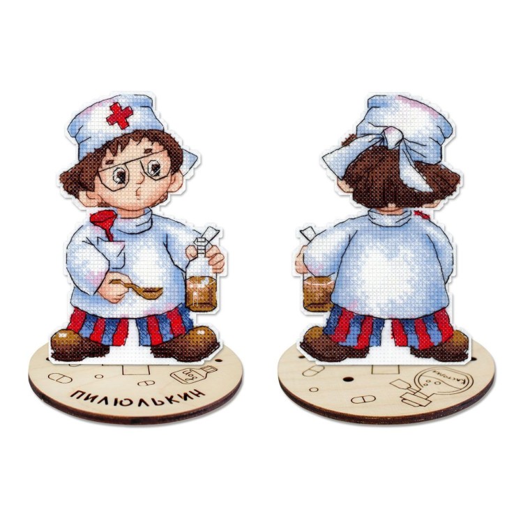 Cross stitch kit "Doctor, with a stand" SR-1196