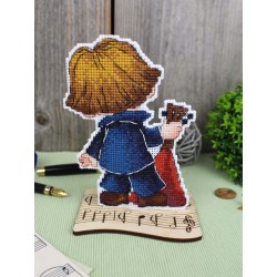 Cross stitch kit "Musician, with stand" SR-1198