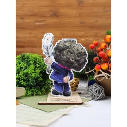Cross stitch kit "Writer, with a stand" SR-1199