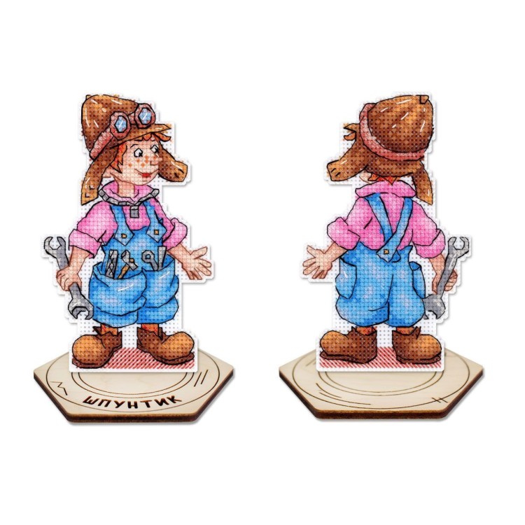 Cross stitch kit "Mechanic 2, with stand" SR-1303