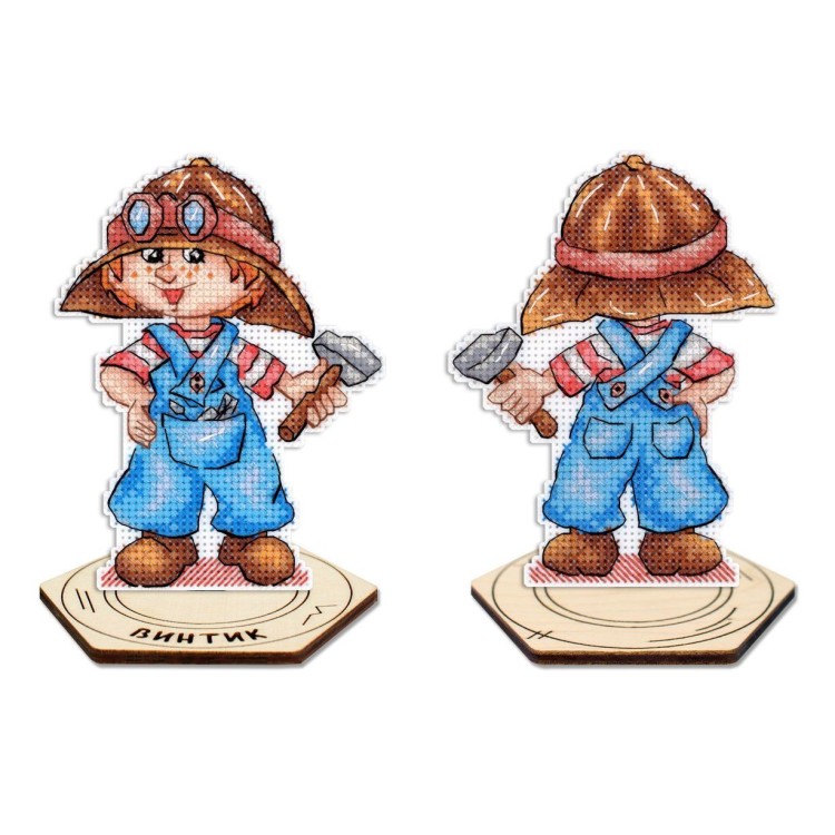 Cross stitch kit "Mechanic 1, with stand" SR-1302